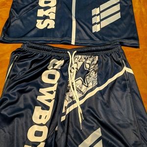 Dallas cowboys short set